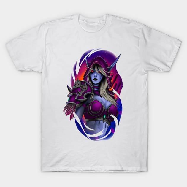 sylvanas T-Shirt by StevenBag